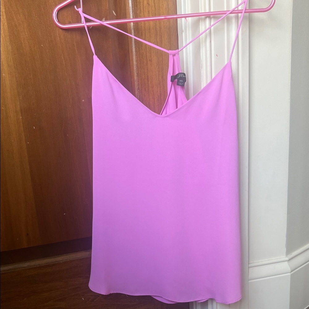 NWOT XS J. Crew Vibrant Orchid Pink Camisole Top